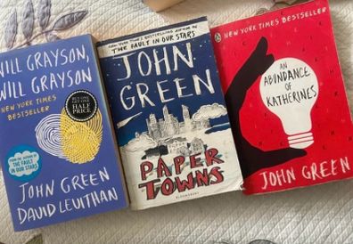 3 x John green books