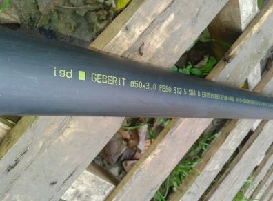 Discharge pipe, 50 mm, Geberit, 238,5 cm long