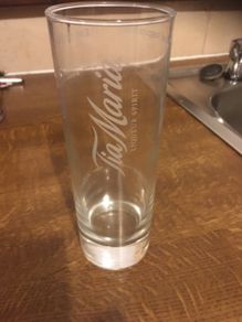 Brand New Tia Maria Glass with Cocktail detail