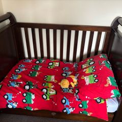 Boori County sleigh Cot/toddler bed solid wood