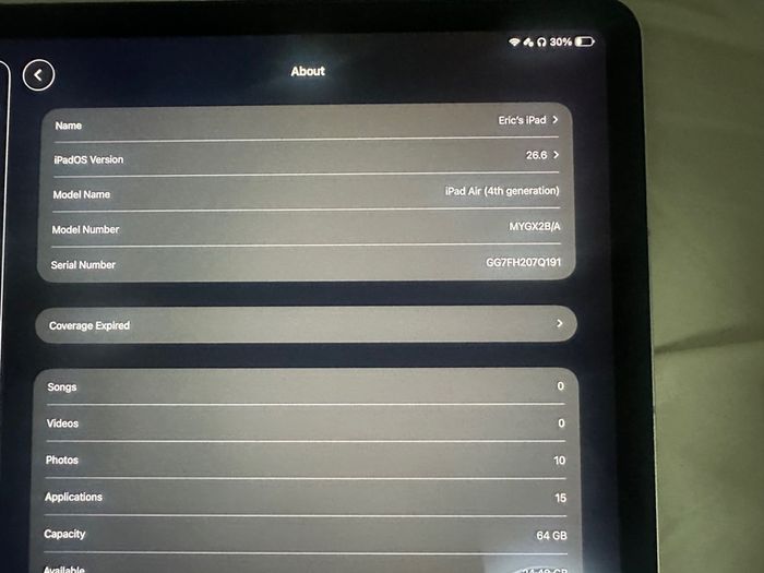 iPad Air 4th gen 64gb