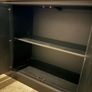 Large Black Mirrored 4-Door Sideboard Image 4