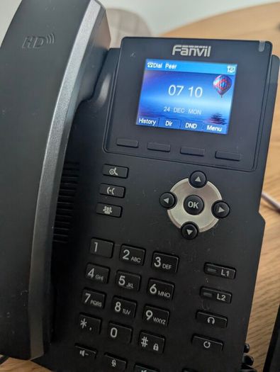 Fanvil X3SP PoE SIP VoIP IP Phone 2 SIP Lines Colour Display 3CX Asterisk Compatible Factory Reset