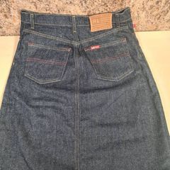 Vintage Ralph Lauren Polo Denim Knee Skirt Midi Size 2  Waist 30 Inch