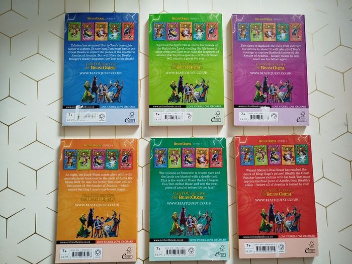 Adam Blade - Beast Quest books: The Amulet of Avantia Books