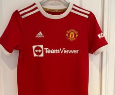 Manchester Utd Home Football Jersey 2021/22 age 10-12