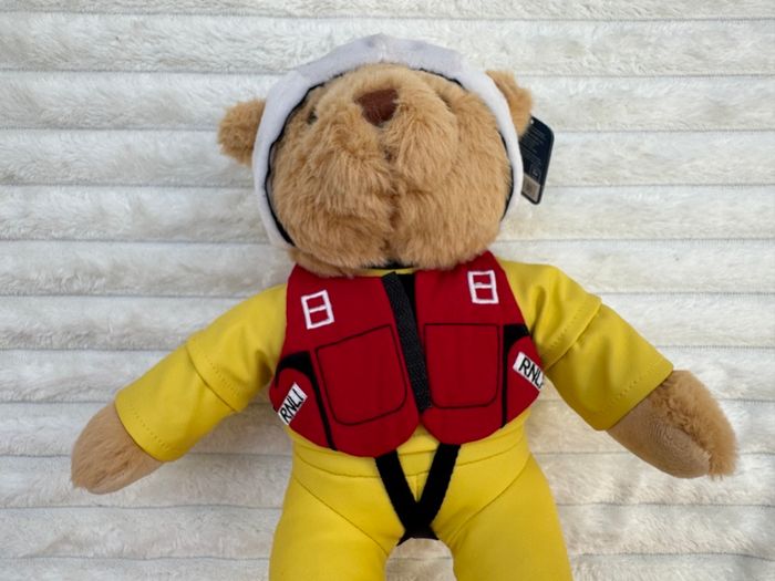 RNLI Life Boat Bear Plush Royal National Lifeboat Institution approx. 32 cm. Please see photos