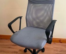 JYSK BILLUM Office Chair - Grey Mesh/Black - Great Condition