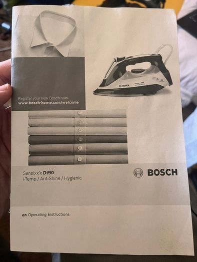 Bosch DI90 MotorSteam AntiShine Iron