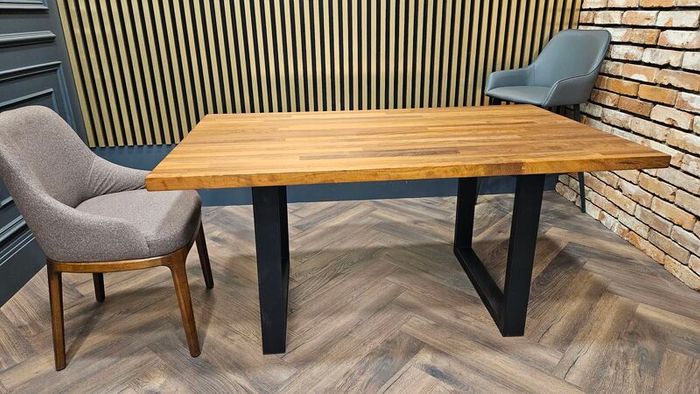 Wooden dining table