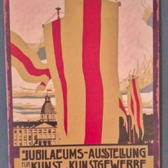 Vintage Style  Metal Sign, german exhibition advertisement 1906