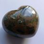2" Multicolor Rhyolite Jasper Puffy Heart Crystal Mineral Stone Image 8