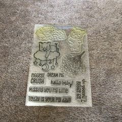 Mudra Craft Stamps - Pig Day