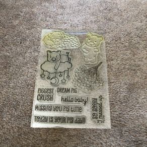 Mudra Craft Stamps - Pig Day
