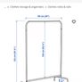 ikea clothes rail Image 2