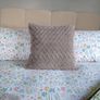 Set of x2 Grey Fluffy Cushions Image 8