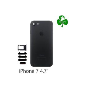 For iPhone 7 4.7" Back Battery Cover Plate Case Housing Replacement Black New