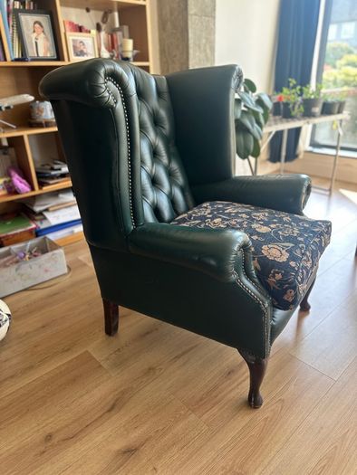 Chesterfield High Back Wing Chair