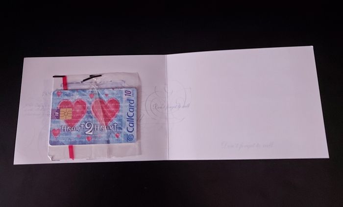 Callcard Mint in Folder