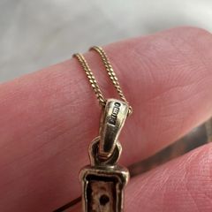 9k gold chain and cross