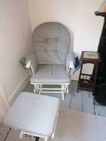 babylo rocking chair & footstool