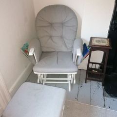 babylo rocking chair & footstool
