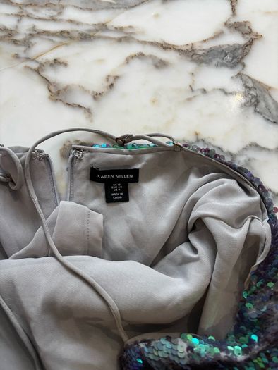 sequin Karen Milen dress