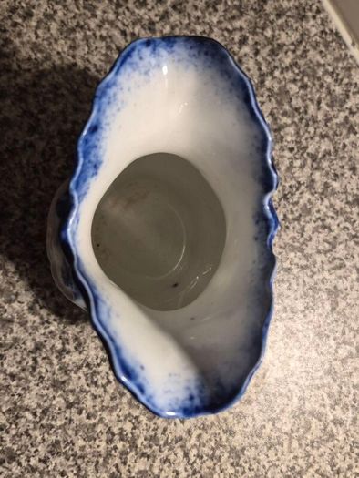 Antique Flow Blue Vase Doreen W.H.Grindley