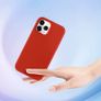 Liquid Silicone Case For iPhone 12 Pro Max Luxury Thin Soft Phone Cover New Red - FHT5IP12PMLK Image 4