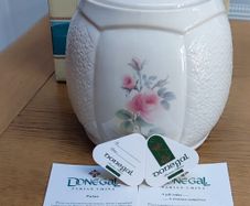 Donegal Parian Irish Rose Biscuit Barrel