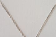 Silver plated heart necklace