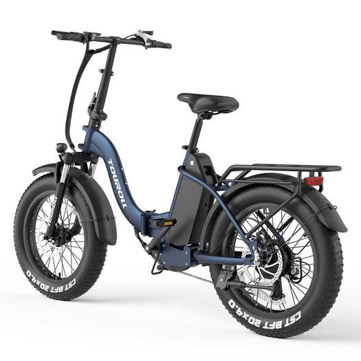 TOUROLL S2 Folding Fat Tire Electric Bike