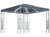 Gazebo with String Lights 300x300 cm Anthracite