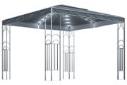 Gazebo with String Lights 300x300 cm Anthracite
