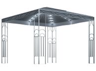 main image for ad Gazebo with String Lights 300x300 cm Anthracite