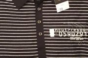 Excellent Quality F&amp;F Men's Navy &amp; White Striped XXXL Polo Shirt (Brand New &amp; Tagged)