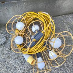 Defender Festoon lights 110v 17m long 8LED bulbs