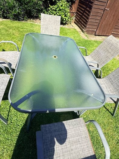 Garden table and chairs