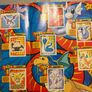 Pokemon Merlin sticker album (complete) with 2 packs Image 4