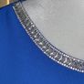 Elegant Cobalt Blue sleeveless Dress with Silver Embellished Neckline from Dorothy Perkins Image 5