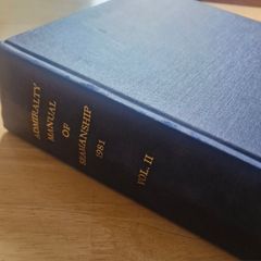 Admiralty Manual of Seamanship. 1981. Hardcover
