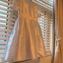 Caroline dress white small with organza sleeve Image 8