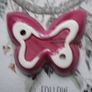 Ceramic butterfly dish,Trinket dish,Ornment,Home decor,Gift Image 2