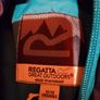 Regatta teal green blue lined raincoat, 11/12 yrs Image 5
