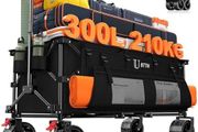 300L Large Folding Festival Trolley on Wheels