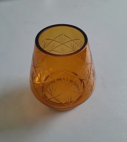 SHADE - Amber - Cut Glass