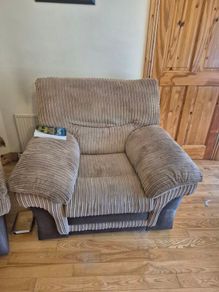Couch and armchair