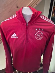AJAX Football 1/4 zip drill top Adidas.