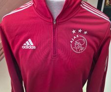 AJAX Football 1/4 zip drill top Adidas.