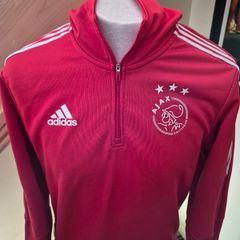 AJAX Football 1/4 zip drill top Adidas.